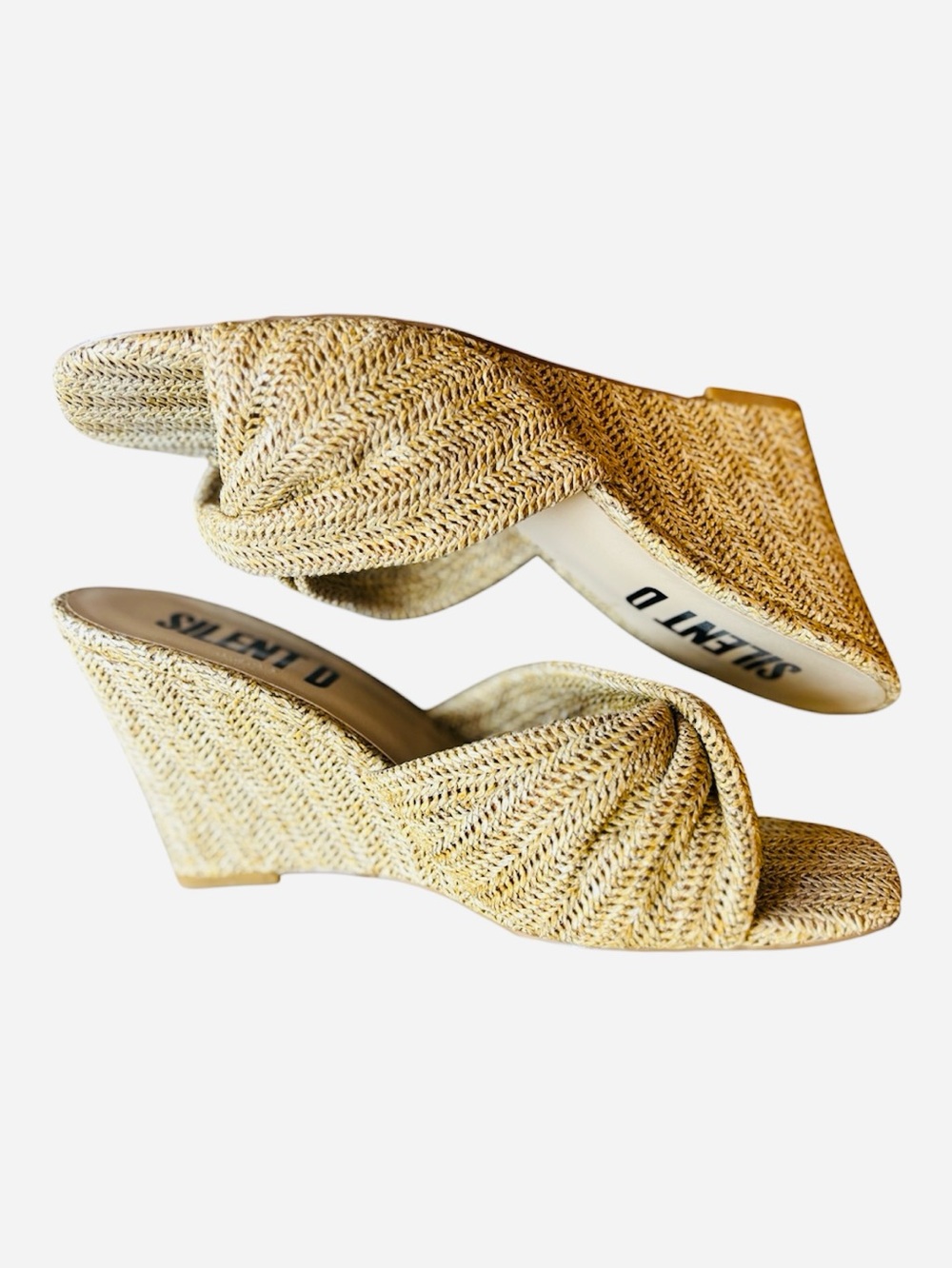 Silent D Katia Wedges - Natural - Picture 4 of 13